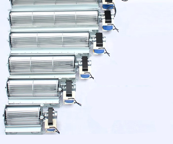 Der AC220V 50HZ-Querstromventilator mit geringem Rauschen und axialem Durchfluss wird für das Kühlzubehör für Aufzugsgehäuse verwendet