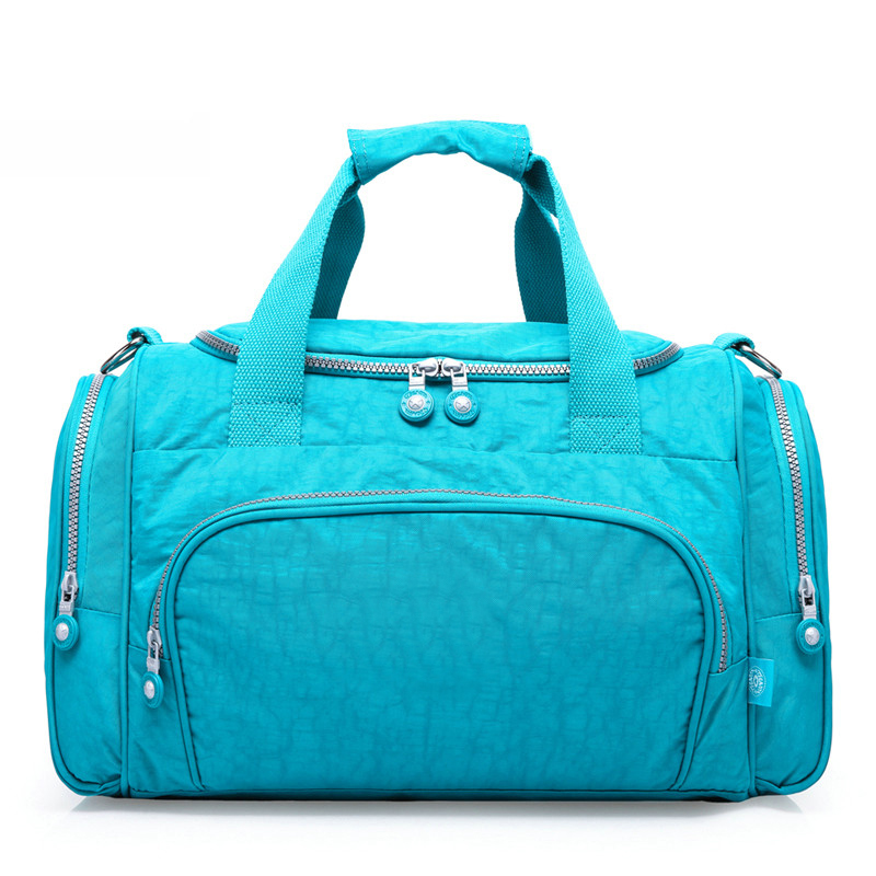 TEGAOTE männer Reisetasche Zipper Gepäck Reise Duffle Tasche Neueste Stil Mit Großer Kapazität Männlich Weiblich Tragbare Gril Reise tote: Himmel Blau