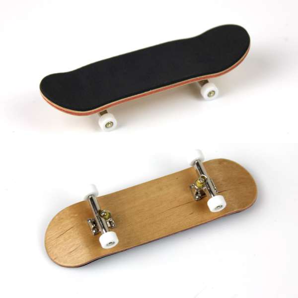 Ahorn træ finger skateboard gribebræt nyhed legetøj leje hjul skid pad: 2