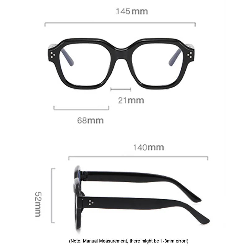 Montura de gafas Retro antiluz azul para ordenador, gafas de gran tamaño para hombres y mujeres, gafas elegantes a la , gafas clásicas Ouclos