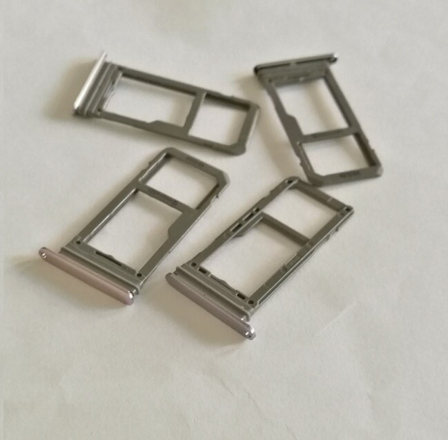 Adaptador de soporte de bandeja de tarjeta SD con ranura para tarjeta SIM única para Samsung Galaxy S8 G950 S8 Plus G955