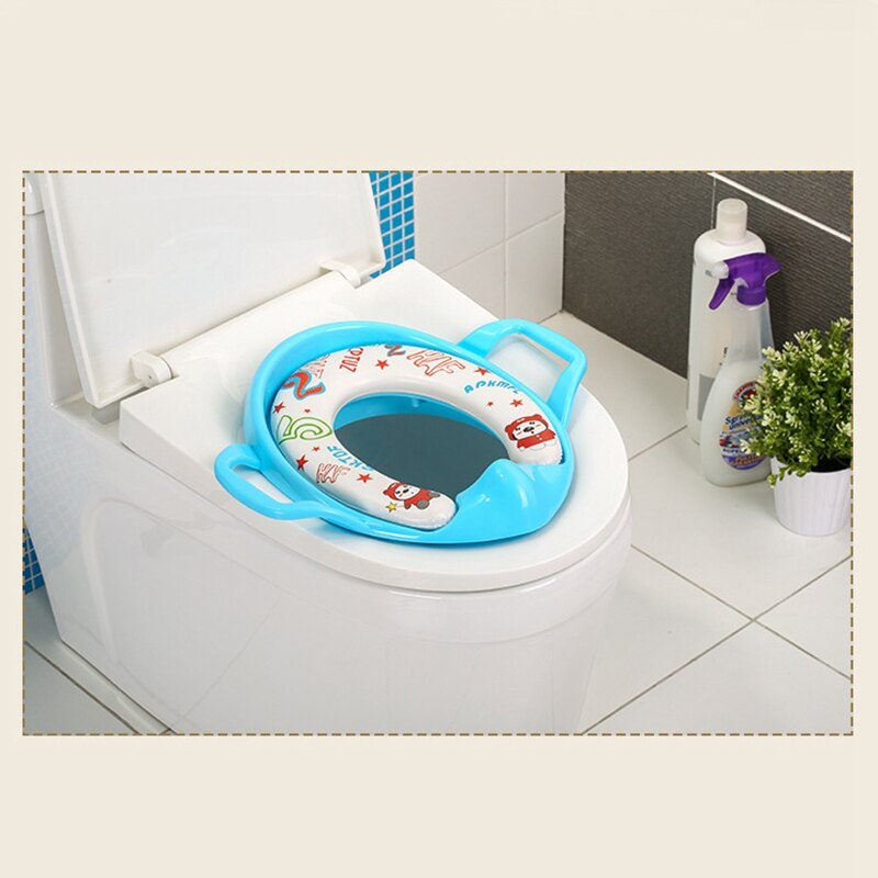 Baby Zindelijkheidstraining Ondersteuning Padded Seat Peuter Toiletbril Reizen Potje Zachte Kussenhoes Toiletbril Pad
