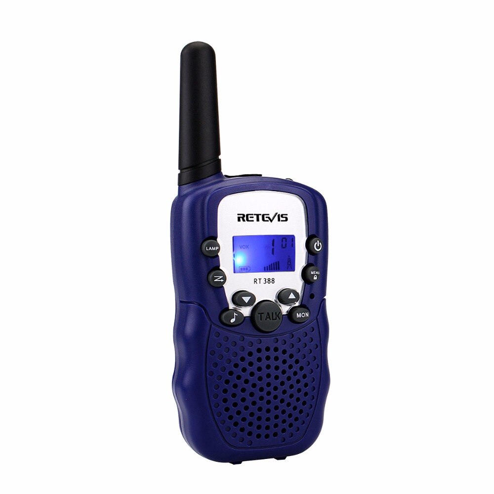 1 pc Retevis RT388 Mini Walkie Talkie Kids Radio 0.5W 8/22CH VOX Flashlight Handy Transceiver Children Toy Radio J7027