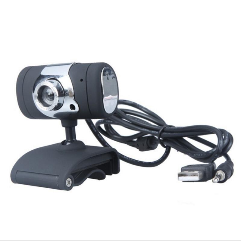 1PC Computer Camera HD USB 2.0 Webcam Camera With Micphone Clip For Both Laptop And Desktop