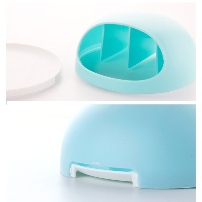 Pp tannbørste oppbevaringsboks opphengsstativ baderomstilbehør veggmontert tannbørsteholder sugekopper