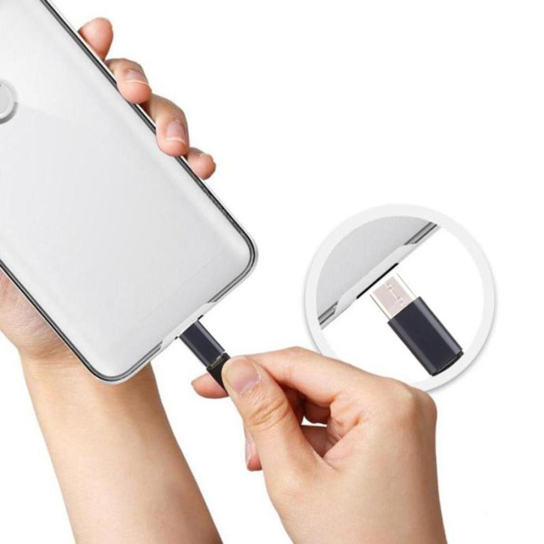 5 stk /10 stk universell usb-c type-c til mikro usb datalading tilpasse til android mobiltelefon lade dataoverføringe
