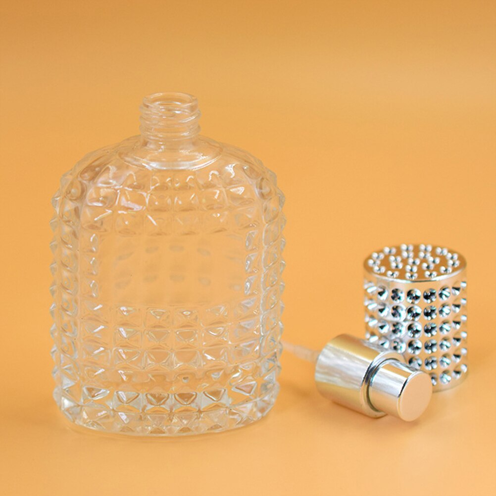 2 stuks heldere navulbare glazen spray navulbare parfumflesjes verstuiver kristal lege cosmetische container reisorganizer 30ml 50ml