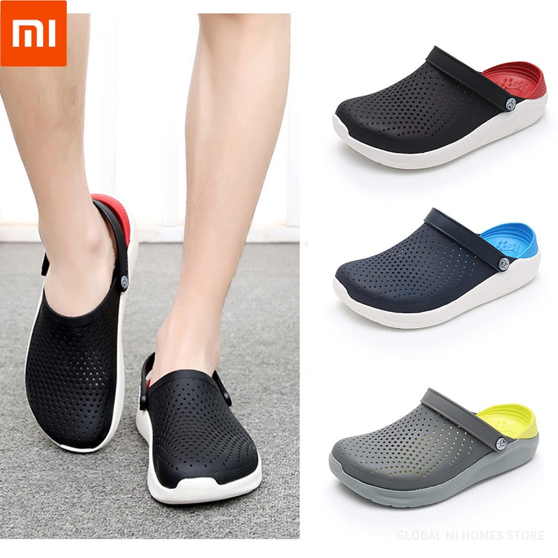 Xiaomi Youpin MELAMPUS sandalias para hombre, zapatillas, zapatos de playa Baotou antideslizantes Sandalias de tacón plano para parejas