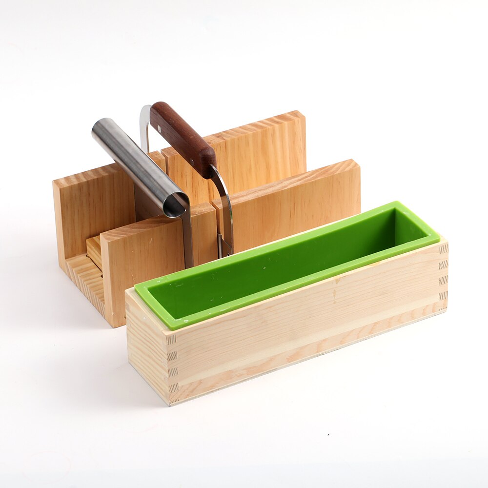 Nicole Zeep Maken Kit Loaf Soap Mold Met Verstelbare Snijden Doos En 2 Cutters