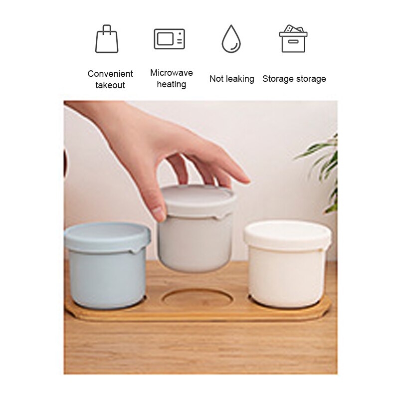 Multifunctional Silicone Lunch Box With Lid Fruit And Vegetable Fresh Keeping Box Graduated Cup Lunch Box For Office Workers