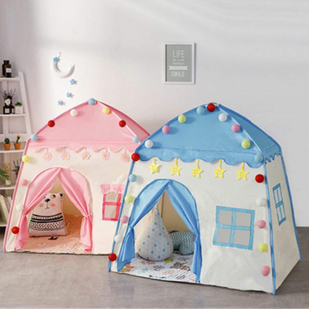 Kinderen Tent Indoor Outdoor Kasteel Teepee Playhouse Fairy Huis Draagbare Playhouse Opvouwbare Tenten Voor Kinderen Peuters