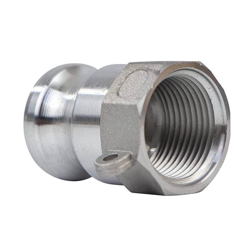 2Pcs Camlock Fittings Aluminum Cam Lock Fittings Type A Cam and Groove Hose Fitting Male Adapter Female NPT Thread
