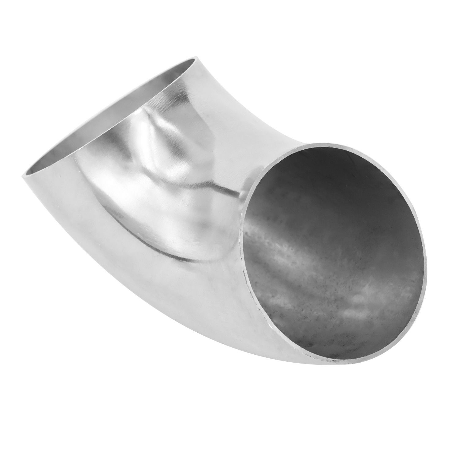 1PC Car 60mm Stainless Steel 90 Degree Bend Elbow Exhaust Pipe Fitting Stair