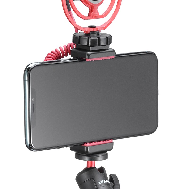 Ulanzi ST-07 Cold Shoe Phone Mount Holder Extend Cold Shoe for Vlog microphone LED Light Vlog Tripod Phone Mount