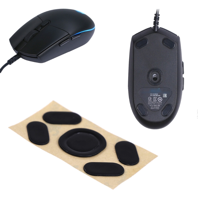 Mouse skate feet for  g102 0,6 mm mouse gliders with curved edge