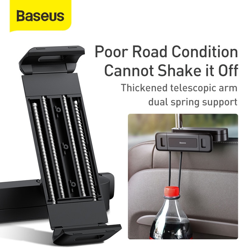 Baseus Universele Auto Tablet Houder Achterbank Voor Xiaomi Samsung Ipad Tablet Car Mount Stand Mobiele Telefoon Tablet Ondersteuning Voor auto