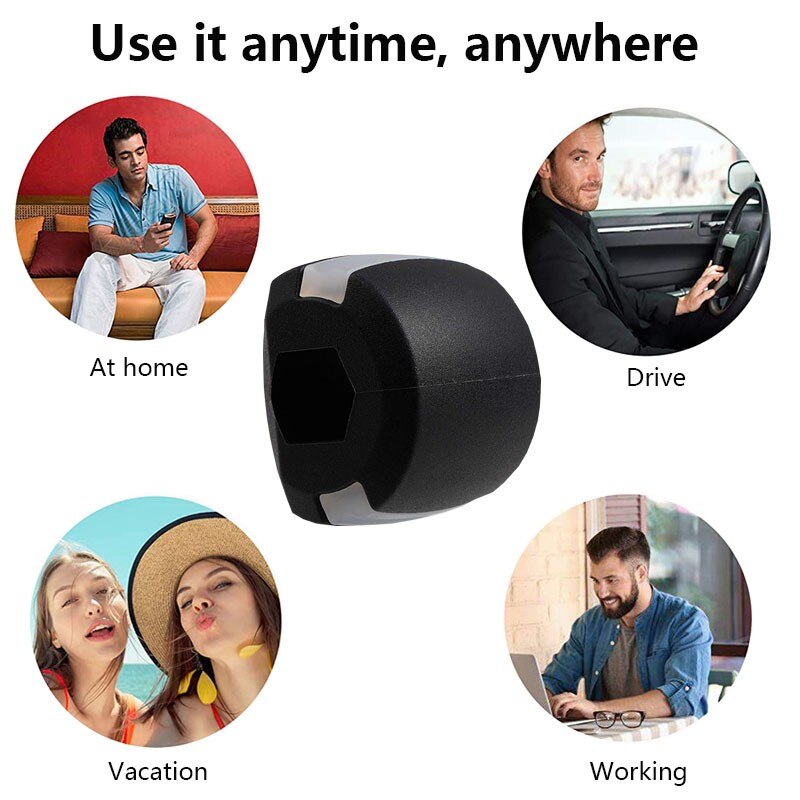 Fitness Face Masseter Men Women Muscle Jawline Exerciser Face Lifting Jaw Trainer Ball Face Toning Muscle Training Fitness Ball