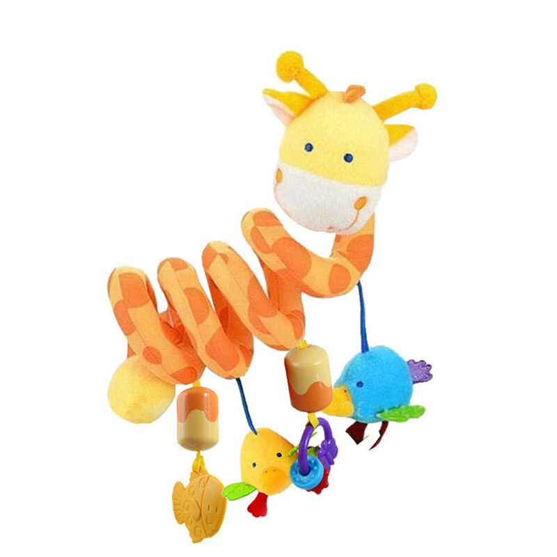 Mooie baby speelgoed baby wieg draait rond het bed wandelwagen opknoping Ontwikkeling educatief speelgoed Rammelaar Mobiele Bijtring 24% off