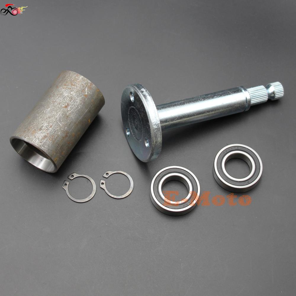 110cc 125cc 140cc 150cc Go Kart Go Cart 300mm Steering Wheel Gear Rack Pinion Tie Rod Rack Adjustable Shaft Assembly