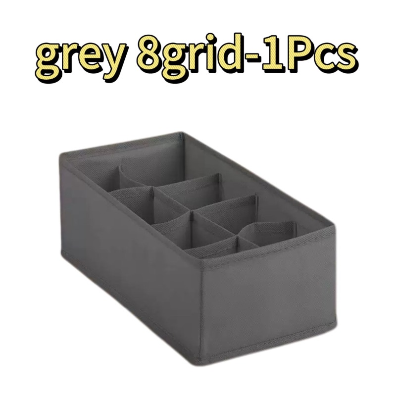 Ondergoedorganisatoren van kast en lade Garderobe Kleding BH-organizer voor ondergoed Sokken Broeken Stoffen opvouwbare opbergdoos: Chocolade