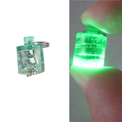 Mini led-vislamp voor diepzeevissen, inktvis, loklicht, 4 kleuren, vislicht, aas: Groente