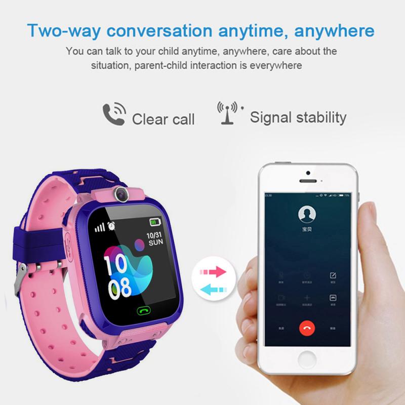 Q12 Anti Lost Smart Watch LBS Kid Smart Watches Baby Watch 1.44 Inch No Waterproof Voice Chat LBS Finder Locator Tracker