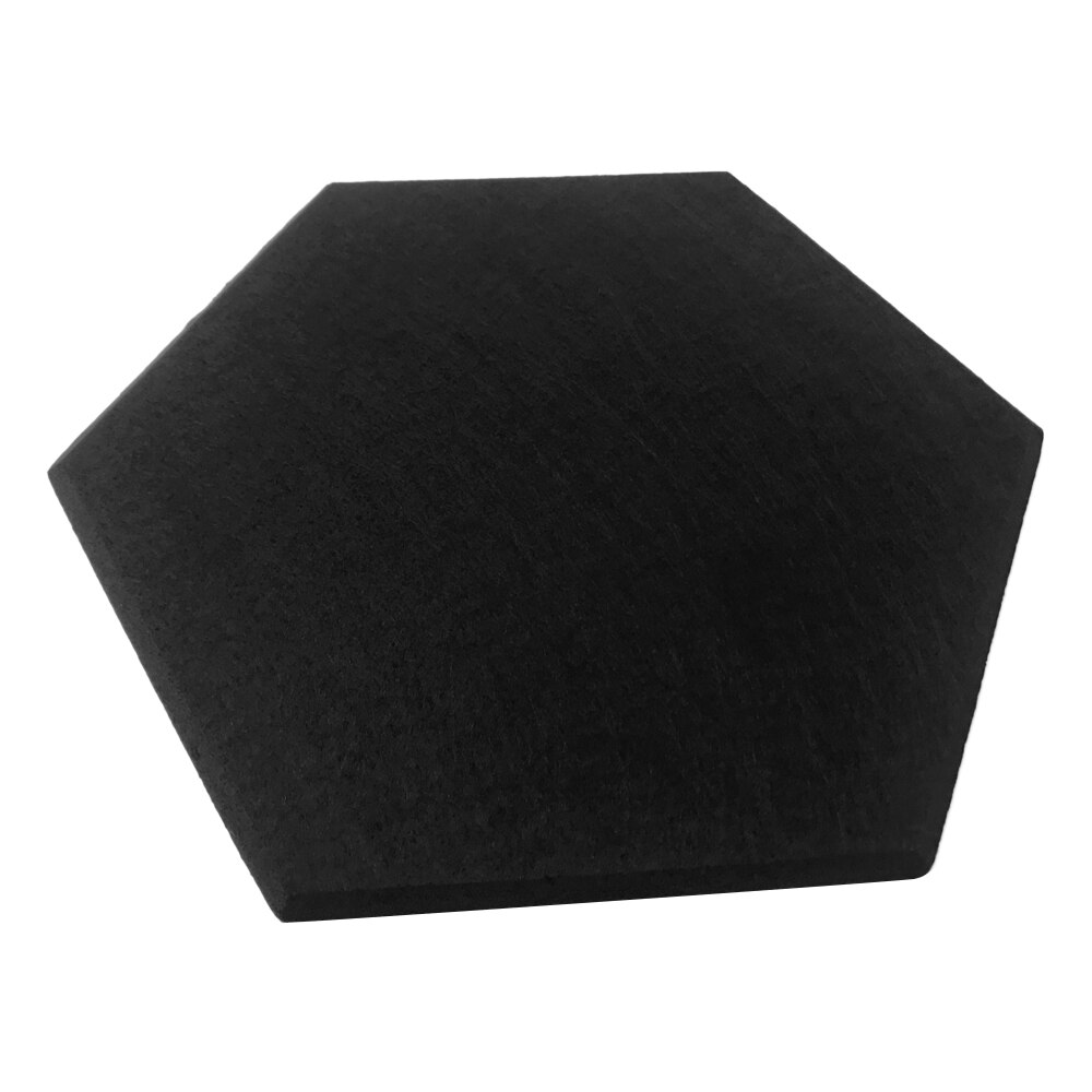 Paneles acústicos de hexagonal, Material de fibra de poliéster, aislamiento acústico e insonorizado, Panel de absorción acústica, 12 Uds.