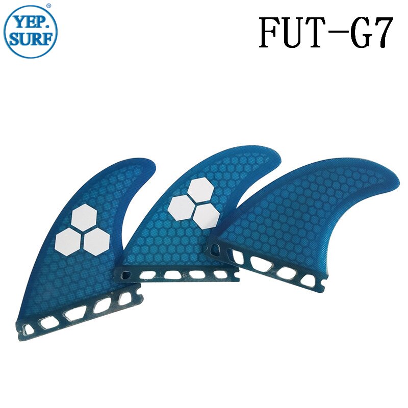 Quilhas Future-aletas de surf G5/K2.1, aleta de surf de nido de abeja, aletas de tablas de surf futuras,: Blue G7