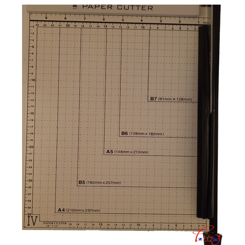 Paper Cutter A4 Paper Trimmer Heavy Duty White Photo Guillotine Craft Machine 12 inch Cut Length,10 Sheets Capacity