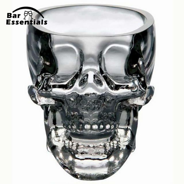 Calavera de Cristal copa de Vodka de vidrio transparente Calavera de Cristal de la taza de cristal de whisky vino Vodka Bar Club cerveza de vidrio de vino de cristal