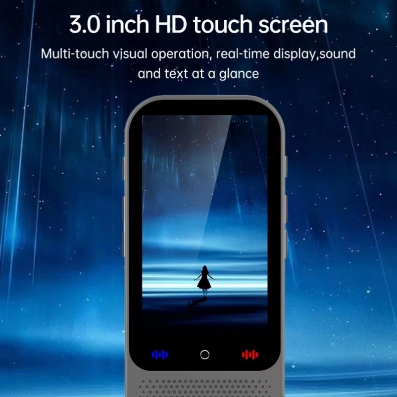 S80 Pro Intelligentes Übersetzungsgerät, 138 Sprachen, intelligente Aufzeichnung, 19 Offline-Echtzeit-Chat, GPT AI-Sprachfoto-Übersetzung