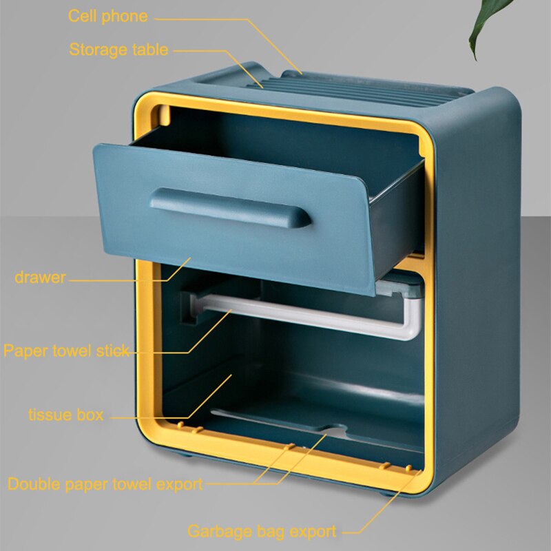 Holder Shelf Toilet Paper Tray Roll Paper Tube Storage Box Toiler Toilet Roll Holder Wall Mount Toilet Waterproof Paper