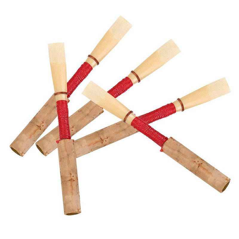 5pcs Oboe Reeds, Strength Medium Soft Handmade Oboe Reeds with Red Cork