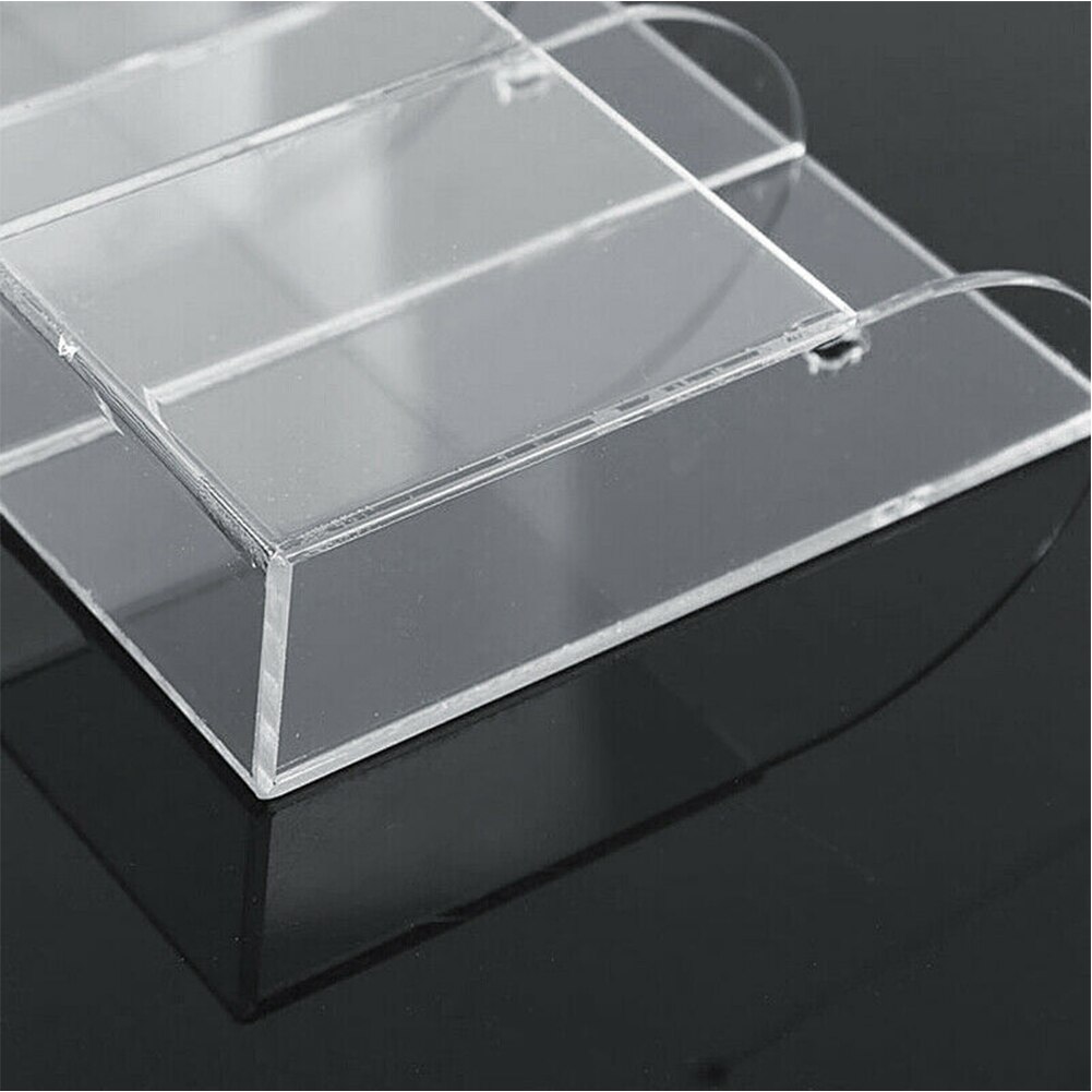 Wall Mounted Home Acrylic Space Saving Transparent Remote Control Organizer Air Conditioner Makeup Brush Storage Box Holder Case