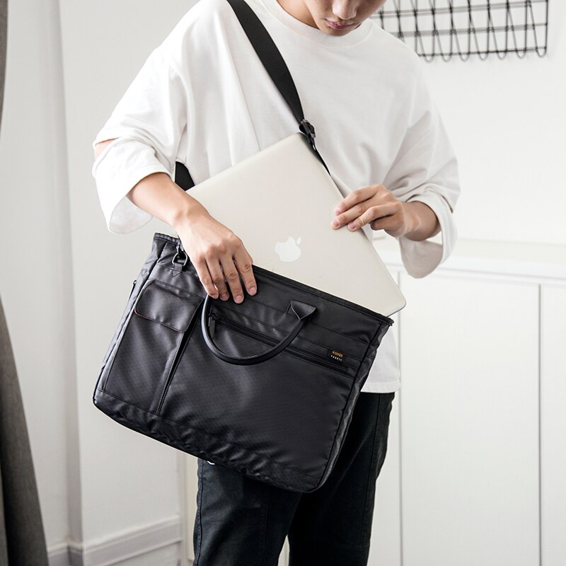 Smart Schouder Aktetas Computer Laptop Handtas Tas Mode Mannen Messenger Bag 2022 Reistassen