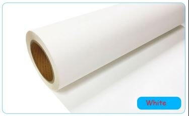 50 cmx 100 cm høj printbar vinyl digital printbar pu til øko-opløsningsmiddelblæk i printerens t-shirt trykpresse: Hvid
