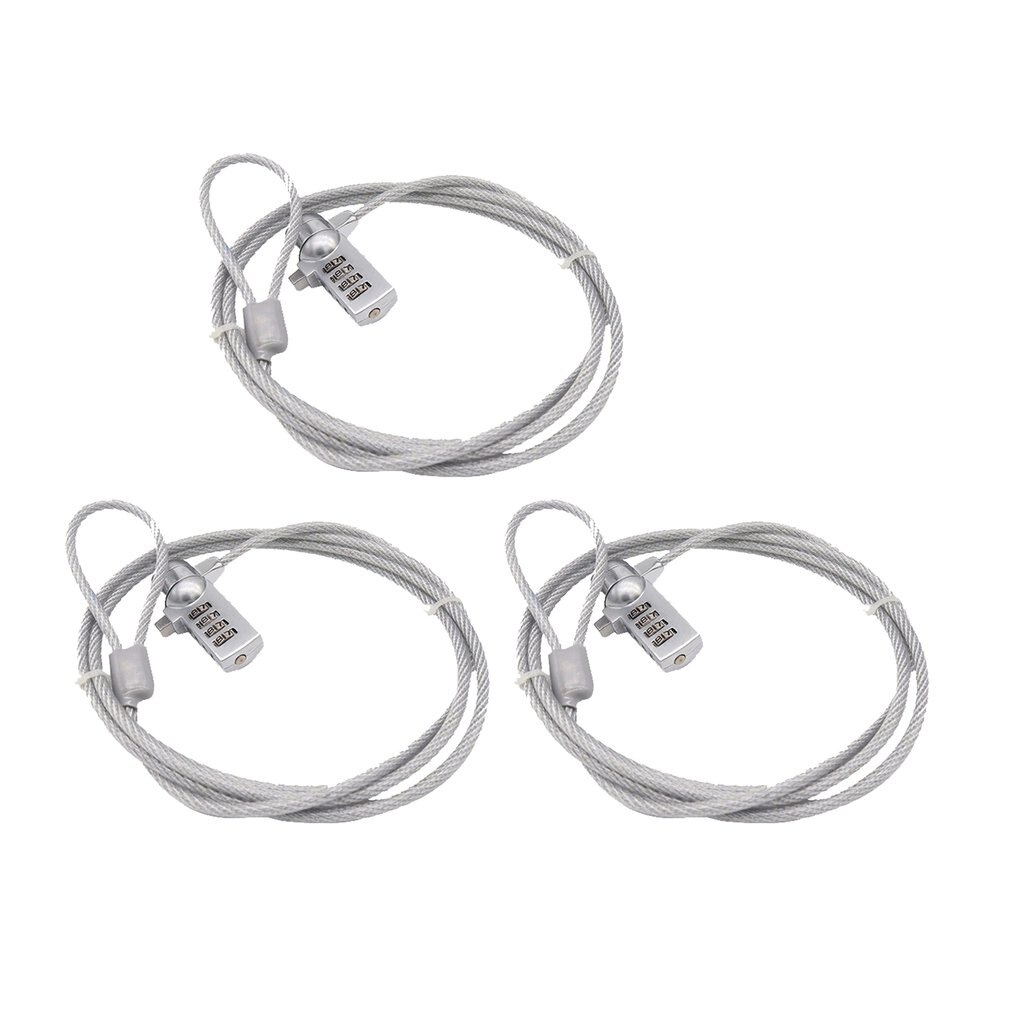 4 Digit Security Password Computer Lock Anti-theft Chain For Notebook PC Laptop Anti-theft Lock Combination Security Lock