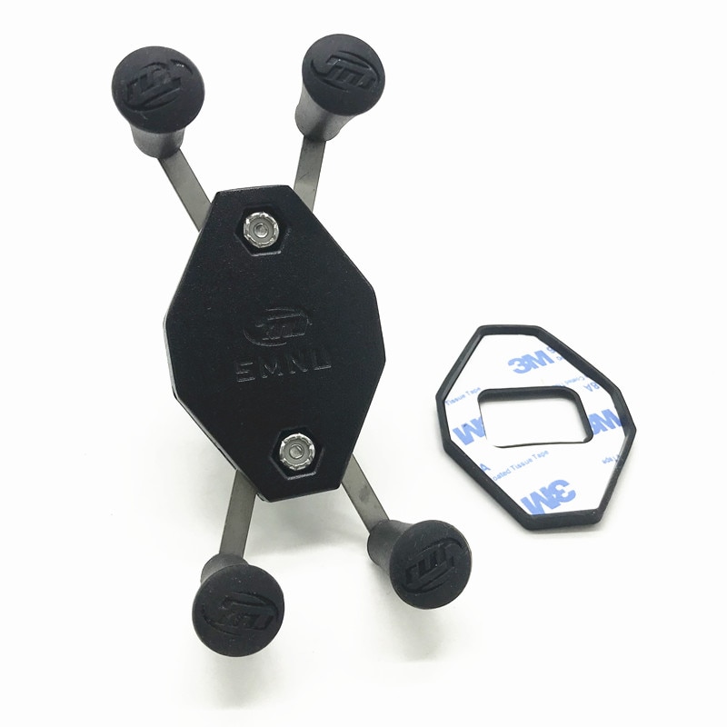 Support de berceau de téléphone portable pour téléphone portable x-grip universel avec boule de 1 pouce pour supports RAM