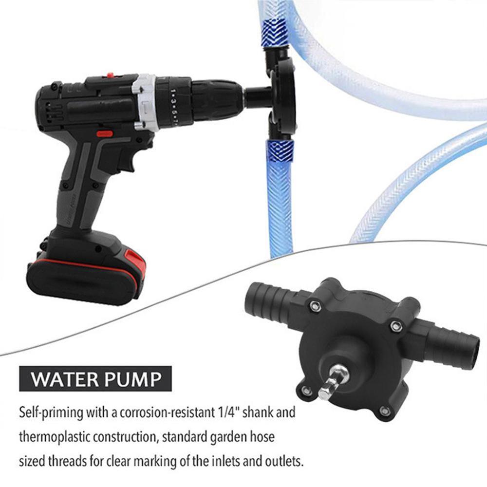 Electric Drill Drive Oil Water Fluid Miniature Self decoratio Transfer Pump tool Accessories Christmas Priming A0Z9