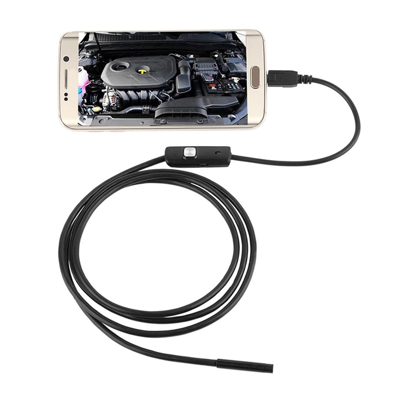 Mini Usb Endoscoop Camera 7Mm Waterdichte 720P Hd Borescope Snake Inspectie Tube Video Camera Adapte Verstelbare Voor Smartphone