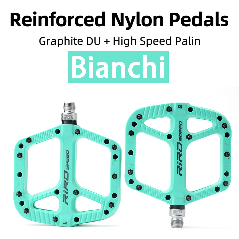 Pedales de bicicleta de montaña, rodamientos de sellado ultraligeros, pedales de bicicleta, pedales de plataforma plana de nailon para piezas de bicicleta de montaña bmx de carretera: Morado