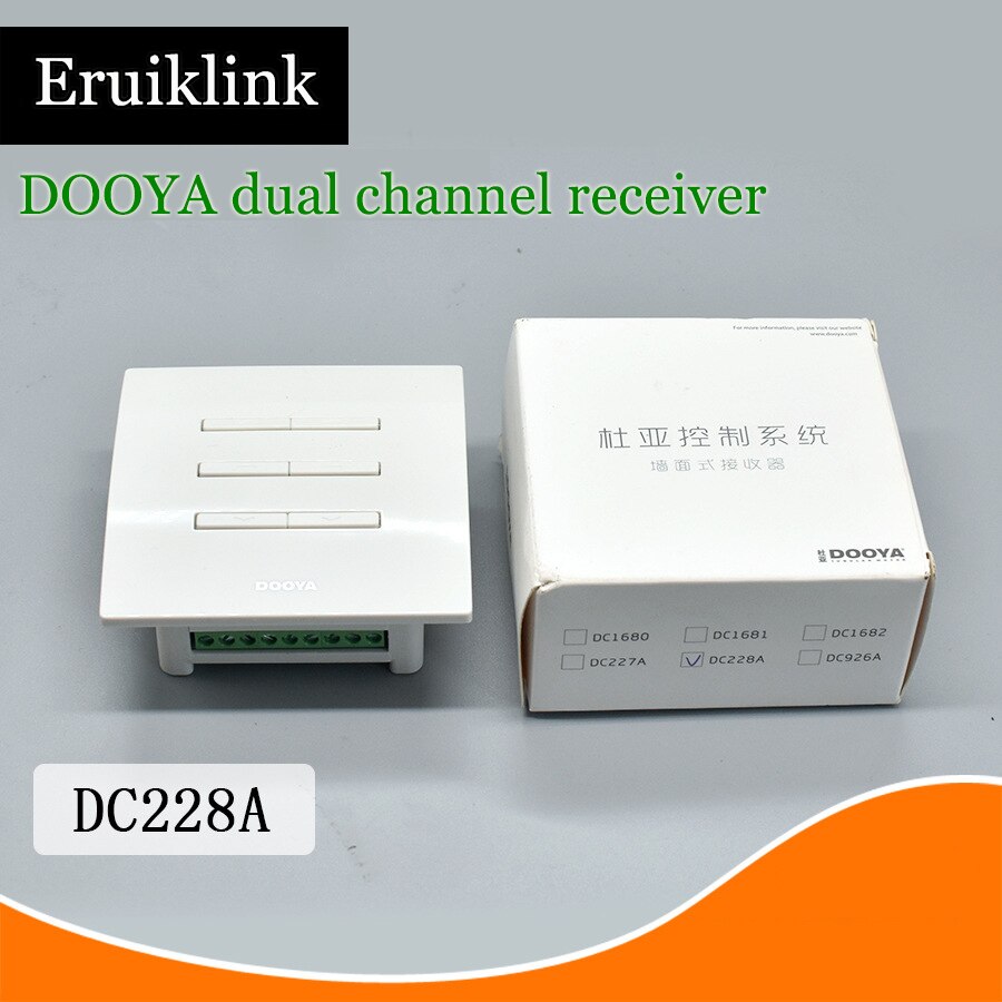 Dooya Elektrische Gordijn, Smart Home Muurstickers, Enkel/Dualchannel Ontvanger, Supportingallbrands Van ExternalMotorDC227/DC228A