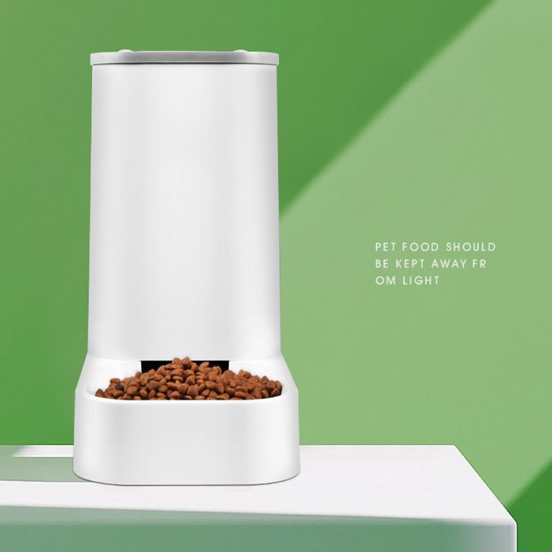 Illustration of Puppy Training Aid Silent Automatic Feeder