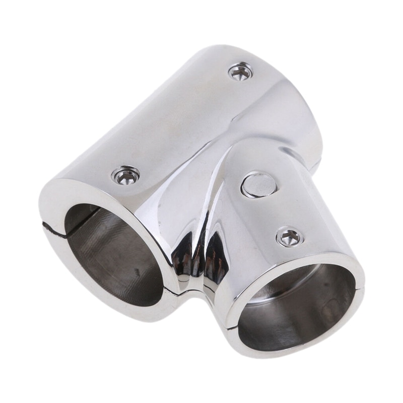 Montaje de pasamanos para barco, accesorio en t de acero inoxidable 316, 25mm, 60 grados, para yate, RV, Marina