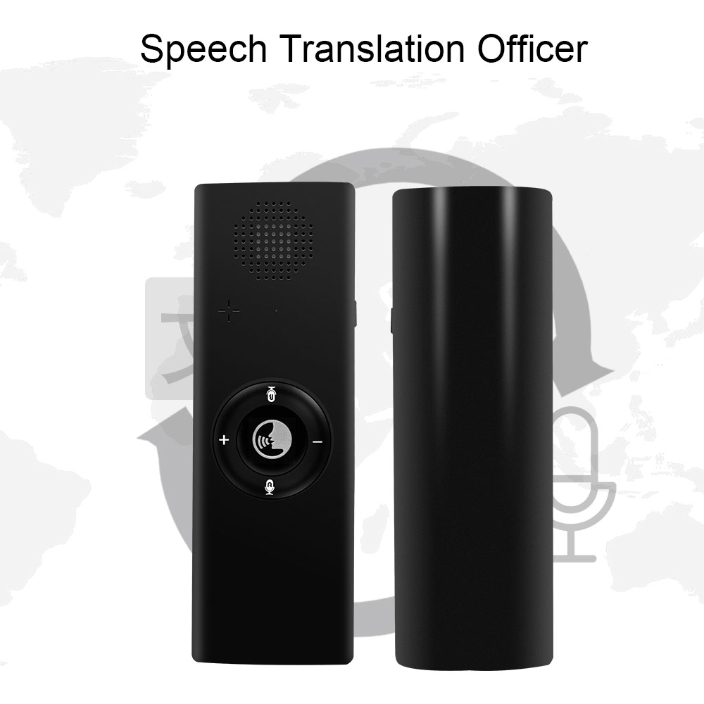 Bluetooth Photo translation Smart speech Voice T6 Translator Multi-Languages Black accurate translation and rapid response