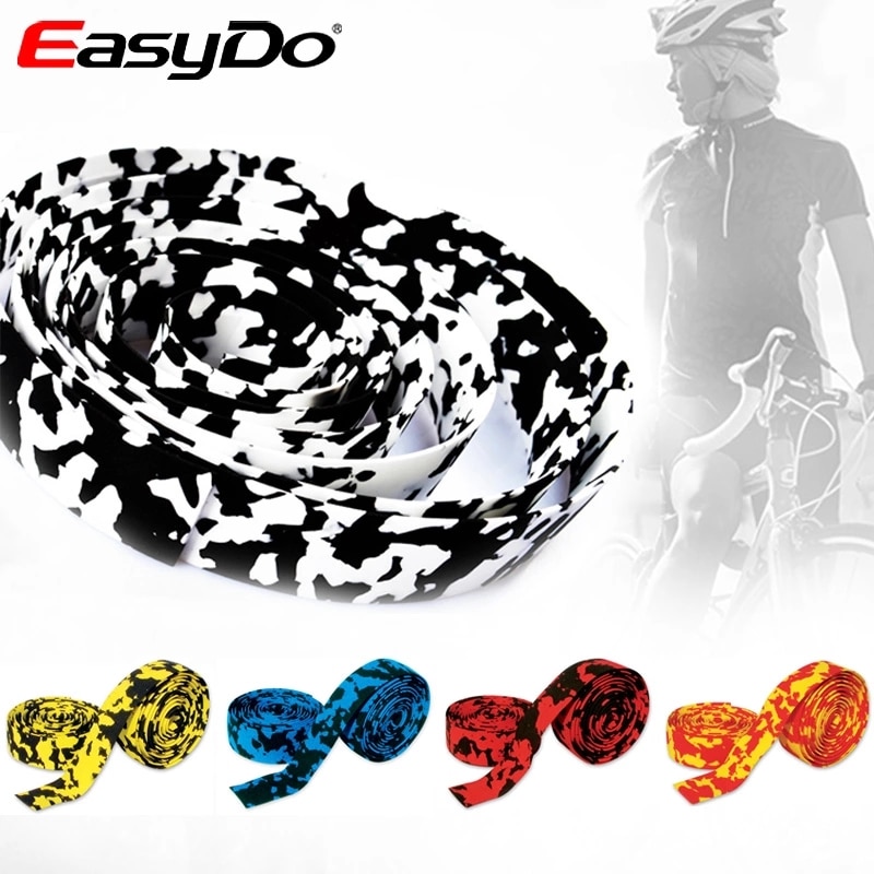 Easydo landevejscykel eva styretape skridsikker cykelbjælke åndbart absorber stød blødt cykeltilbehør  ed0341