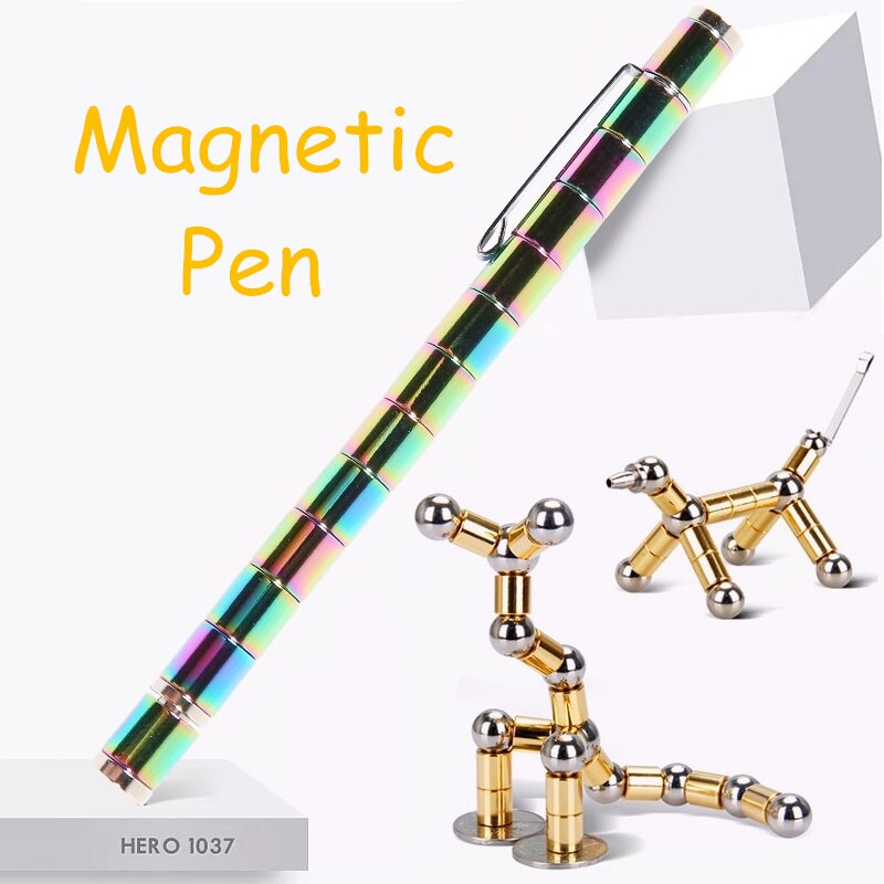 Touch Pen Voor Telefoon Magnetische Pen Metalen Magneet Modulaire Denken Inkt Speelgoed Touch Stylus Pen Voor Iphone Ipad Decompressie Speelgoed polar Pen