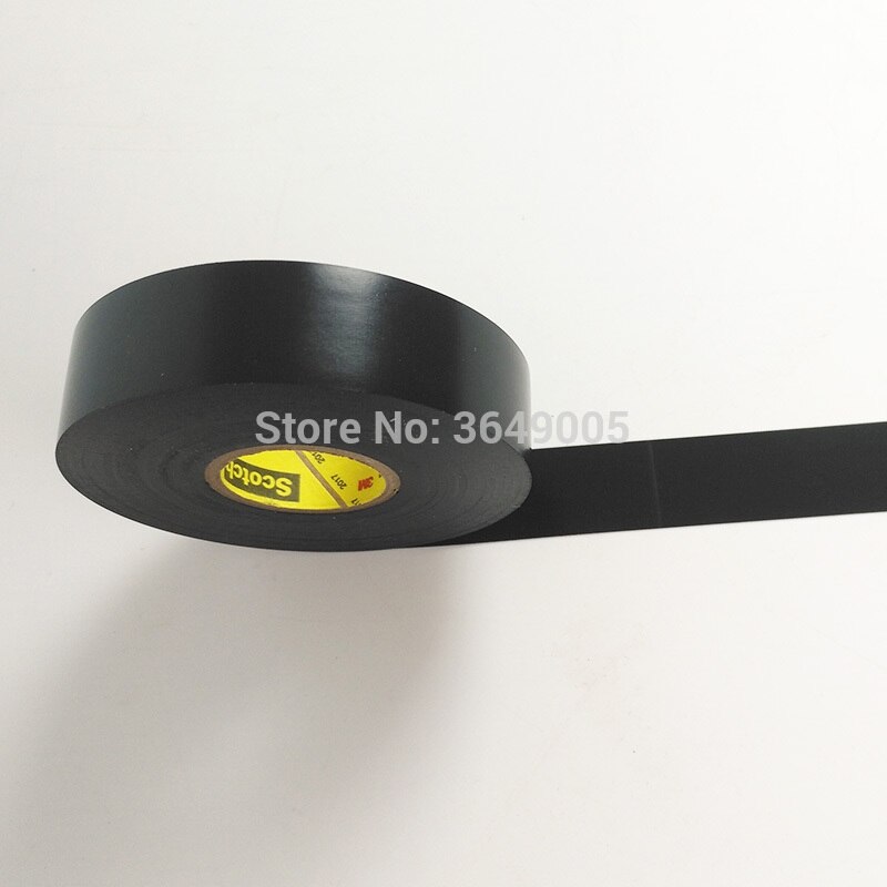 3M Vinyl Electrical Tape 33 Rubber Resin PVC single sided 3M tape 33+ black 19mm*20.1m one piece