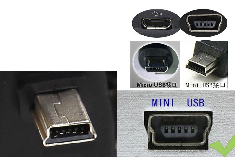 40 cm USB 2.0 Male naar MINI USB 2.0 Male 90 Graden mini USB Up of Down Hoek links of haaks Intrekbare Data Oplaadkabel