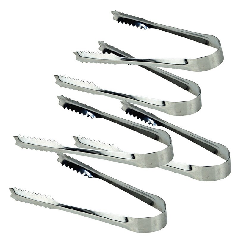 5 stuks ijssuiker roestvrijstalen buffettangen bruiloftsfeest snoepbuffetbar thuis keukengereedschap draagbare buitenbarbecue ijsgereedschappen #1